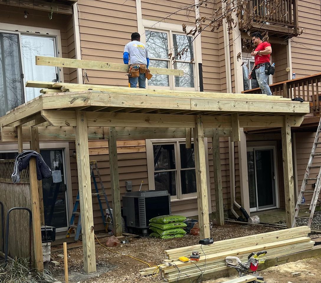 Deck Building Howard County Maryland big